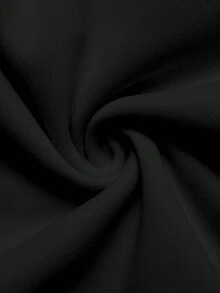 GlowEve 女式条纹蝴蝶结装饰圆领落肩长袖休闲运动衫 - 黑色 - 查看 6