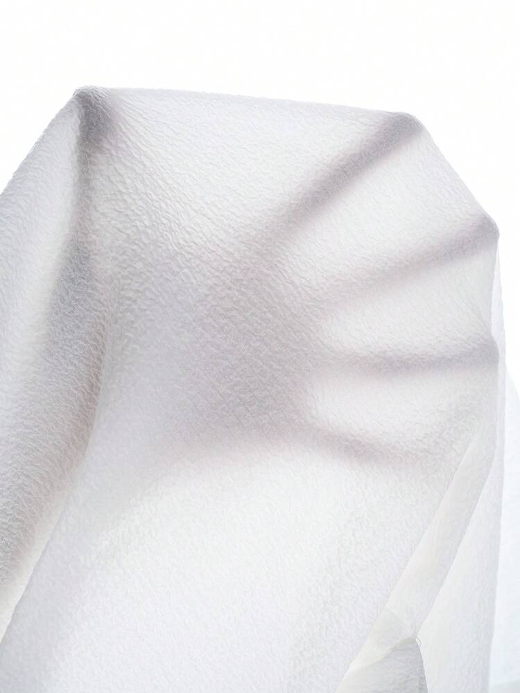 Ensemble ample d'été pour femmes grandes tailles avec poches et pantalon, ensemble en lin blanc casual avec ourlet asymétrique et manches trois-quarts