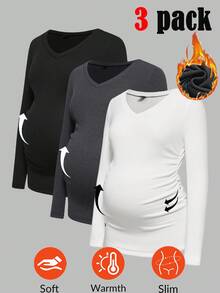 Modmama Fall Clothes,Autumn Clothes,Maternity Autumn/Winter Clothes Maternity Casual Versatile Solid Color Long Sleeve T-Shirt Breastfeeding Shirts Pregnancy Shirts Maternity Shirts Nursing Tops Women Long Sleeve Tops Women Long Sleeve Tops Women Long Sleeve Tops