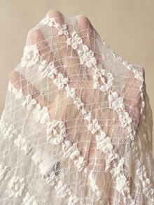 Bohemela Autumn/Winter Women's Vintage Women's Casual Solid Color Knit Lace Ruffle Hem Top, Western Country Style Concert Vacation, Suitable For Vacation & Daily Wear & Back To School, Halloween , Christmas - Beige - View 8