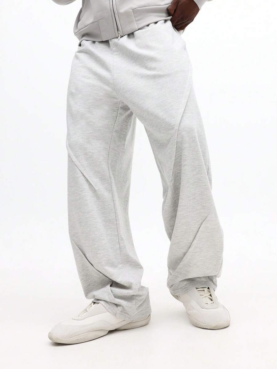 SUMWON Men Sweatpants,Men's Loose-Fitting Sport Casual Pants, Cotton Fabric, Ideal For Home Relaxation, Fitness, And Casual Gatherings