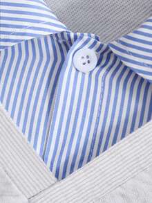 Sparklyn 1pc Tween Girls Sweatshirt Dress, Casual Sweet 2 In 1 Dress Suitable For Autumn Daily Wear - Grey - View 8