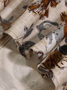 Rusticease 大码花卉印花休闲度假连衣裙 - 彩色 - 查看 6