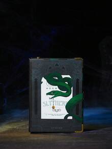 HARRY POTTER X SHEIN 女士时尚蛇纹方形单肩包 - 黑色 - 查看 3