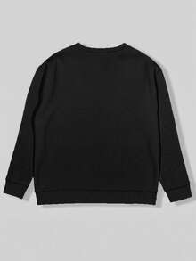 Glissea Colorful Comfortable Christmas Sweater, Women's Round Neck Long Sleeve Star & Christmas Tree Pattern Top, Christmas Gift