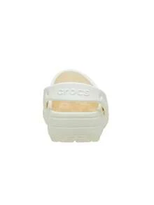Crocs Classic Floral Cut Out Unisex Clogs White CR210927 - 白色 - 查看 5