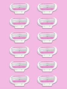 Dụng cụ tẩy lông bằng tay Bikini cho nữ Lưỡi dao cạo bằng thép không gỉ Lưỡi dao cạo thay thế - Nhiều màu - Xem 15