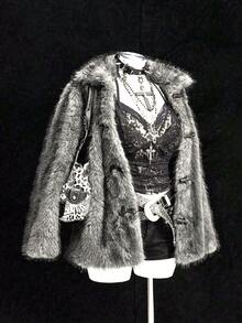 Sunspun 休闲宽松短款夹克 - 杏色 - 查看 3