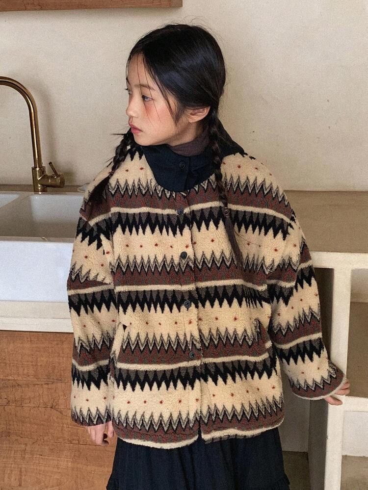 Tween Girls Faux Fur Jacket