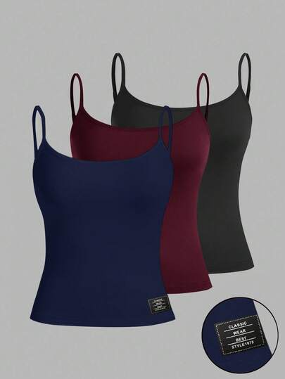 SHEIN EZwear Women's Sexy Cropped Camisole With Cartoon Character Print, Suitable For Summer Graphic