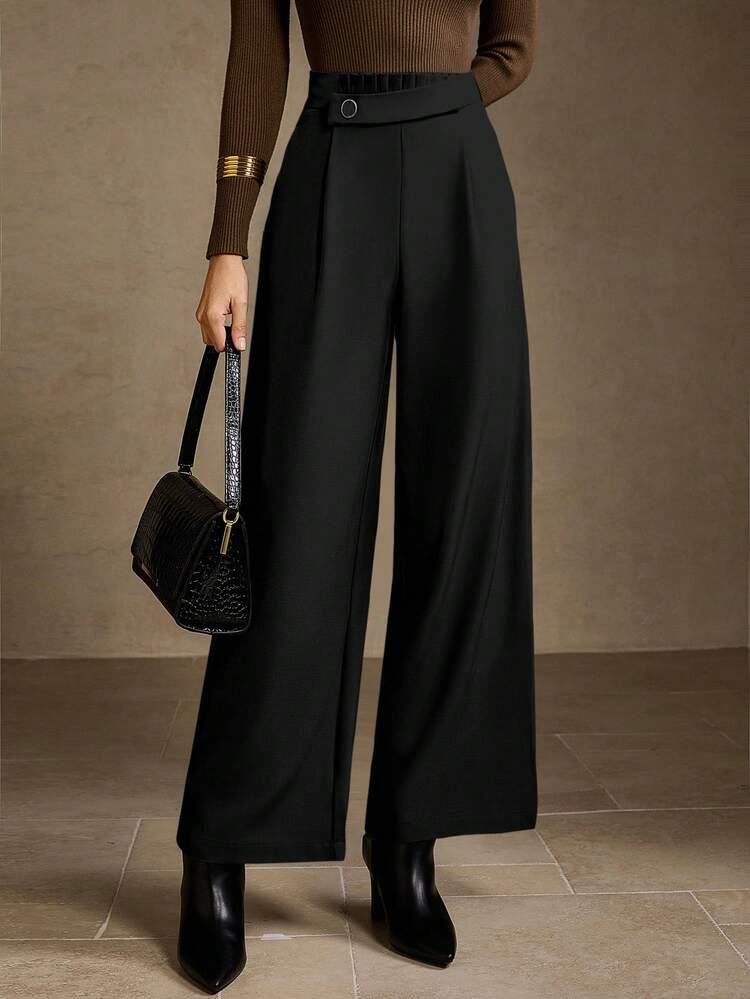 PRESS CREASE BUTTON PANTS
