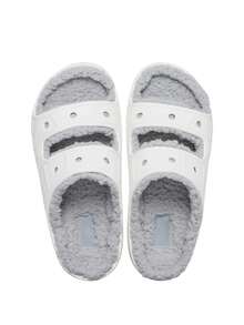 Crocs Baya Cozzzy Unisex Sandals White CR210073 - White - View 4
