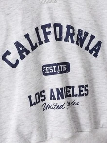 Sparklyn 1pc Tween Girls Sweatshirt Dress, Casual Sweet 2 In 1 Dress Suitable For Autumn Daily Wear - Grey - View 10