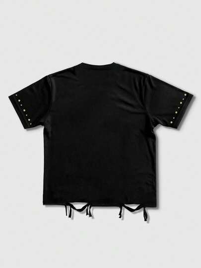 Street Life Camiseta de manga corta con estampado de Jesús de la calle para hombres