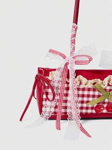 ROMWE Kawaii 女士手提包 - 紅色 - 查看 4