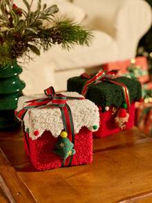 Cirelle 1 pezzo Scatole regalo di Natale e scatole per mele di Natale, per amici, famiglia, amanti, insegnanti, decorazioni per la casa, scatole regalo, regali di Natale, Vigilia di Natale