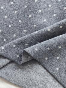 Vintaside Kids Girls' Elegant Bow Knitted Dress - Dark Grey - View 4