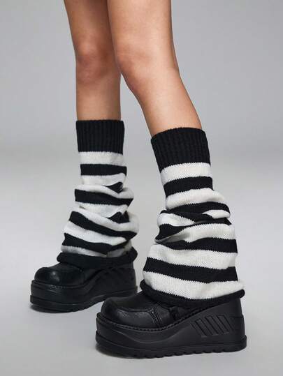 Goth 1 Coppia di Scaldamuscoli Donna Tinta Unita