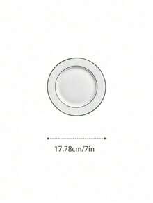 Cirelle 1PC High-End Light Luxury Ceramic Plates For Western Food, Salad Plates, Spaghetti Plates, Home Dining Utensils, Suitable For Home Gatherings - Multicolor - View 15