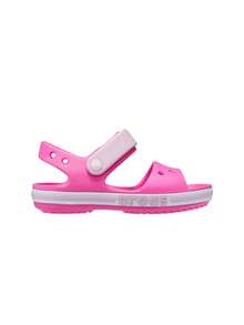 Crocs Bayaband Kids' Sandals Electric Pink CR211054 - Rosa - Ver 1
