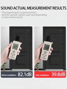 6/1 متر شريط سيليكون أبيض عالي الجودة (1-3 قطع)، 6 أمتار (236.22 بوصة) لكل لفة - شريط لاصق احترافي للأبواب والنوافذ، شريط مانع للرياح للباب الخلفي، شريط مطاطي مضاد للتصادم، مثالي للمتاجر والمطاعم والفنادق والمكاتب والمنازل - مستطيل - مشاهدة 8