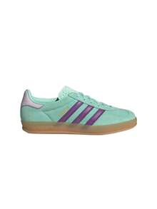 Adidas GAZELLE INDOOR Women's Sneakers Green Violet JQ0192 - Green Violet - View 1