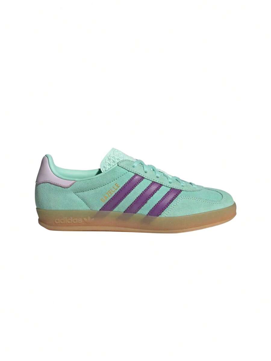 Adidas GAZELLE INDOOR Women's Sneakers Green Violet JQ0192 - Green Violet - View 1