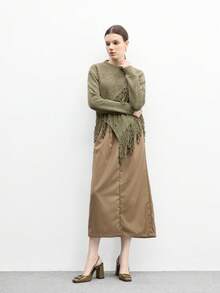 CUCCOO BIZCHIC Pantofi sport pentru femei, cu vârf pătrat, toc gros, din piele PU maro, fără slip-on, la modă, minimalisti, confortabili, pentru purtare zilnică și ocazii speciale