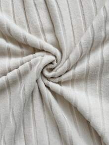 Elenzga 2pcs Women Casual Long Sleeve T-Shirt And Pants Set, Thermal Lined, Autumn/Winter - Apricot - View 4