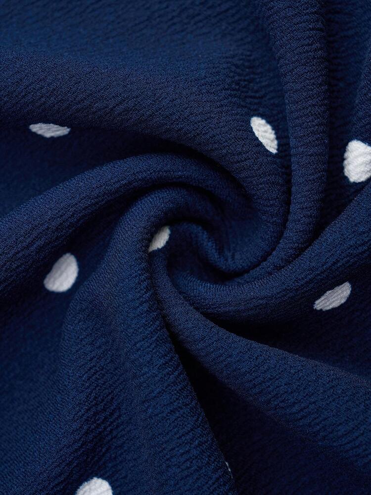 Plus Size Casual Commuter Polka Dot Print Slim Pants New Year Look Maija Fall Winter 2025 Fall/Winter Party Elegant Dress Women New Year Clothes Elegant Dress Women  Stylish Clothing Collection Elegant Party Clothes For New Year Christmas Clothes For Women  Winter Clothes For Women