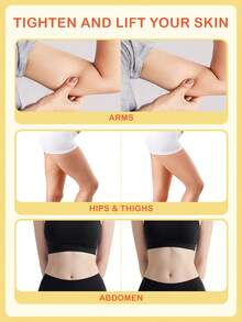 SlowSunday Body Massage Cream, Body Firming Cream, Enriched With Ginger & Coffee Extract, Weight Loss, Fat Burning Slimming, Massage, Flat Tummy Cream, Body Tightening Cream, Lifting And Firming Body Skin, Suitable For Abdomen, Buttocks, Arms And Thighs, Hot Cream Burns Fat, Cozy Winter Styles, Suitable For Winter, Y2K, For Valentine's Day, Valentines Gift, Valentines Day Gift, Ideal For Party - Multicolor - View 2