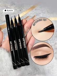 SHEGLAM Eye Affinity Waterproof Eyeliner Sweat-Proof Matte Eyeliner Pencil Ultra-Fine No Smudge Long Lasting Black Eyeliner Professional Eye Make Up  Eyeliner Henna Brand Beauty Makeup Face Paint Cosmetic For Women Girls Perfect For Fall Winter Ideal For Y2K Fancy Fashion Suitable For Birthday Christmas Present Party Ready Best Color