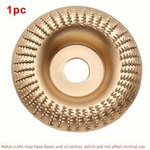 1/3pcs Wood Carving Grinding Wheel Set - Wood Grinding Blade Angle Grinder Polishing Blade Wood Grinding Tool Polishing Wheel Artifact Woodworking Grinding Blade Thorn Disc, Including Flat, Curved And Conical Grinding Wheels, Used For Efficie 3pcs Steel Angle Grinder Disc, Sand Grit, 16Mm Hole, Arc Flat Bevel, Metal, Wood Grinding Disc For Metal, Wood, Carbon Steel - Gold - View 13