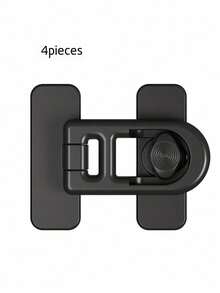 2 Pieces Universal Drill-Free Refrigerator And Freezer Door Locks,  Multi-Functional Buckles, Easy To Install, No Electricity Needed, No Batteries Required - Multicolor - View 10