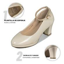 WEIDE Women Heeled Sandals - Beige - View 5