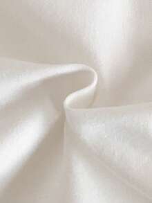 SHEIN 5 件套新生儿休闲纯色连体衣，带连脚裤和毛毯，多功能长袖，四季家居用品 - 白色 - 查看 3