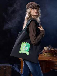 HARRY POTTER X SHEIN Bolso de mano para mujer - Negro - Ver 1