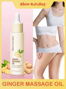 SlowSunday Ginger Massage Oil, Moisturize And Nourish The Skin, Body Care, For Valentine's Day, Valentines Gift, Valentines Day Gift, Ideal For Party - Clear - View 1