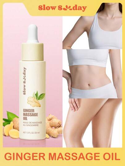 SlowSunday ingefäramassageolja, återfuktar och ger näring åt huden, kroppsvård, för alla hjärtans dag, alla hjärtans dag-present, alla hjärtans dag-present, för Ramadan, Ramadans festivalsammankomster och presenter, perfekt för fest