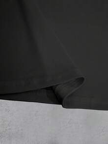 SHEIN 西瓜猫搞笑表情图案 T 恤，一件幽默西瓜印花女式 T 恤 - 黑色 - 查看 5