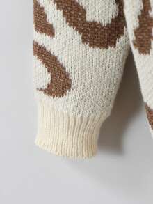 Tween Girls Fashionable Casual Leopard Print Long Cardigan, Autumn/Winter Cute Cardigan Kids Cardigan Sweater Cute Sweaters For Kids Big Girl Knit Cardigan Kids Big Sweater Cute Cardigan Girl Sweaters Cardigan Kids Sweaters For Girls Button Girl S Spring And Autumn Suit Girl Sweater Jacket Kids Cardigan For Girls Little Girl Cardigans Kids Sweaters For Girls Button Children Cardigan - Multicolor - View 4