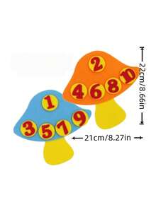 1pc Felt Finger Numbers Math Toys, Counting Early Learning Educational Board, For Teaching Aid,Intellectual Development - Pencil - View 4