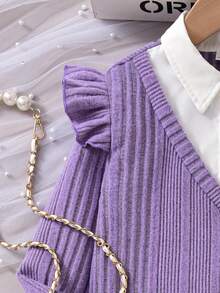 Sparklyn 2 件套 Tween 女童樱桃刺绣牛仔裤搭配假日撞色二合一上衣，适合秋冬、假日、夏季、旅行的休闲装