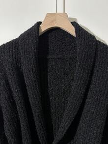 GlowEve Women's Chic Lazy High-End Slim Fit Knit Sweater, Autumn/Winter - Black - View 6