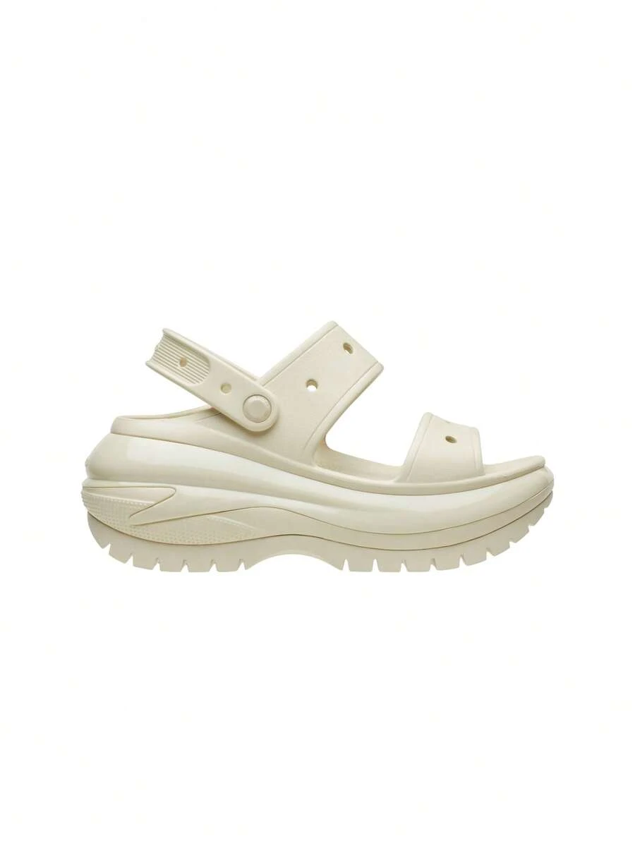 Crocs Classic Mega Crush Unisex Sandals Bone CR207989 - Màu be - Xem 1