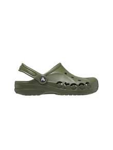 Crocs Classic Children's Wooden Clogs, Stylish And Versatile, Slip-On Children's Shoes, Suitable For Beaches, Outdoor Walking, Green 207012-309 - Green - View 1