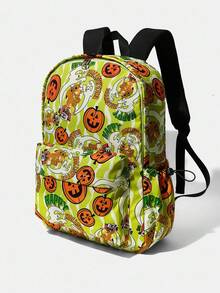 SCOOBY-DOO X SHEIN Women Backpack - 橄欖綠 - 查看 3