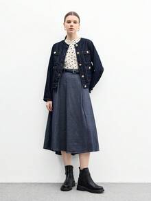 CUCCOO BIZCHIC 女士时尚百搭休闲粗跟踝靴 - 黑色 - 查看 9