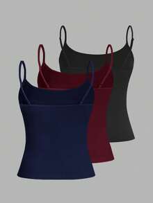 SHEIN EZwear 女士性感短款吊带背心，卡通人物印花，适合夏季 - 彩色 - 查看 2