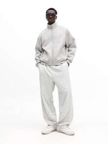 SUMWON Men Sweatpants,Men's Loose-Fitting Sport Casual Pants, Cotton Fabric, Ideal For Home Relaxation, Fitness, And Casual Gatherings